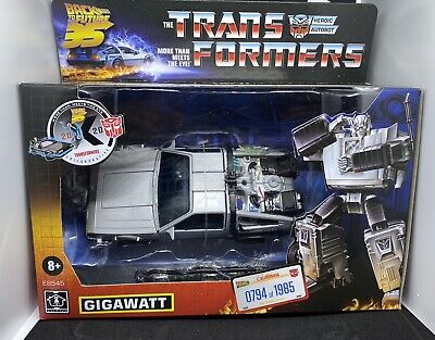 Transformers Gigawatt x Back to the Future No. 0794/1985 35th Anniversary -NEW 5010993756629 | eBay