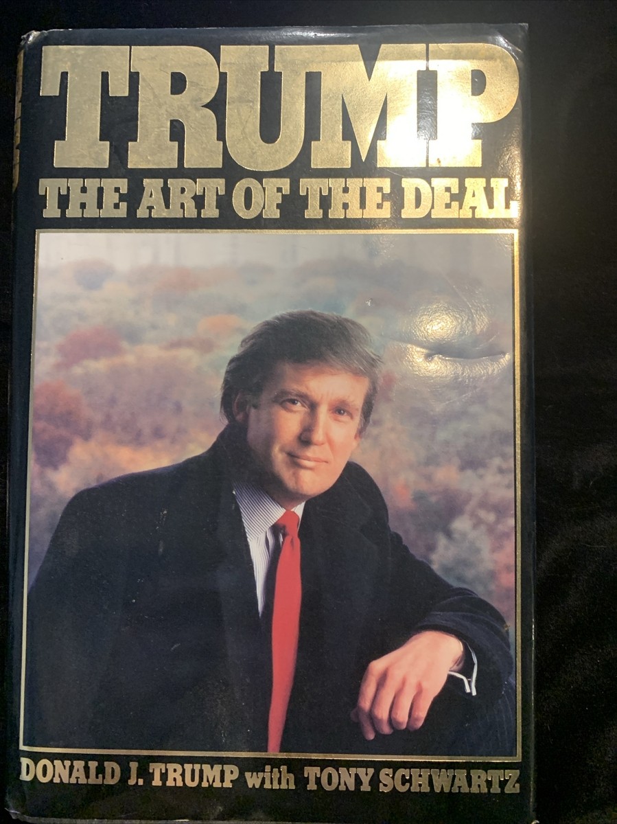 【珍しい1987年初版 美品】トランプ大統領『The art of deal』 DONALD TRUMP ART OF THE DEAL 1ST EDITION 1987 AUTOGRAPHED