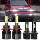Par De Faros Halógenos Cromados Para Lincoln Navigator 1998-2002 Y Blackwood 2002 – Incluye Bombillas 9007, Uzooka, Garantía De Por Vida