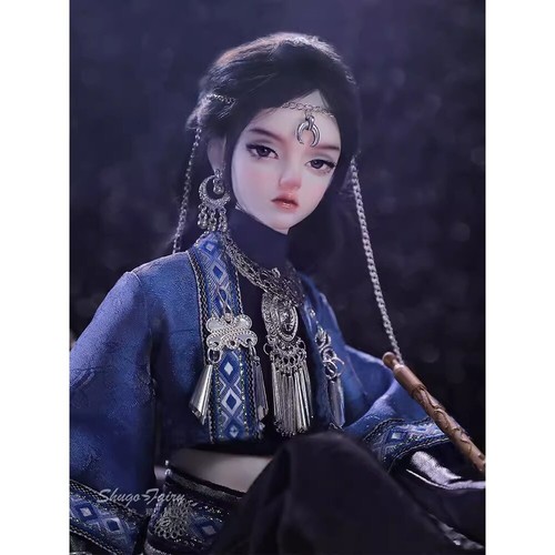 1/4 bambola BJD resina SD palla articolata bambola ragazzo bambola nuda con trucco viso occhi giocattolo - Foto 5 di 7