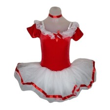 Lot of 3 Skip To My Lou RED Child 1-CM 1-CL  1-CXL Dance Costume Ballet Tutu
