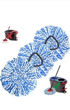 [3 Pack] Mop Replace Heads with O Cedar Spin Mop 2-Tank System, 4.33 Inches C...