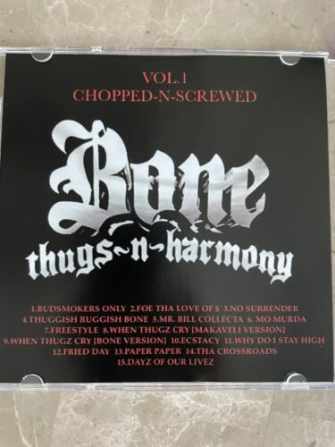 ✅RARE• 2 CD • Bone Thugs-N-Harmony “Greatest Hits Vol. 1 & 2” CHOPPED & SCREWED - Picture 2 of 3