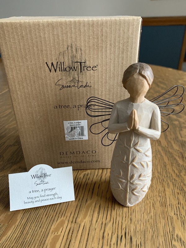 NEW - Willow Tree Figurine "A Tree, A Prayer" Angel 5" Figure by Susan Lordi 