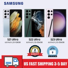 NEW Samsung Galaxy S21 Ultra/ S22 Ultra / S23 Ultra 5G Unlocked 2 YEARS WARRANTY