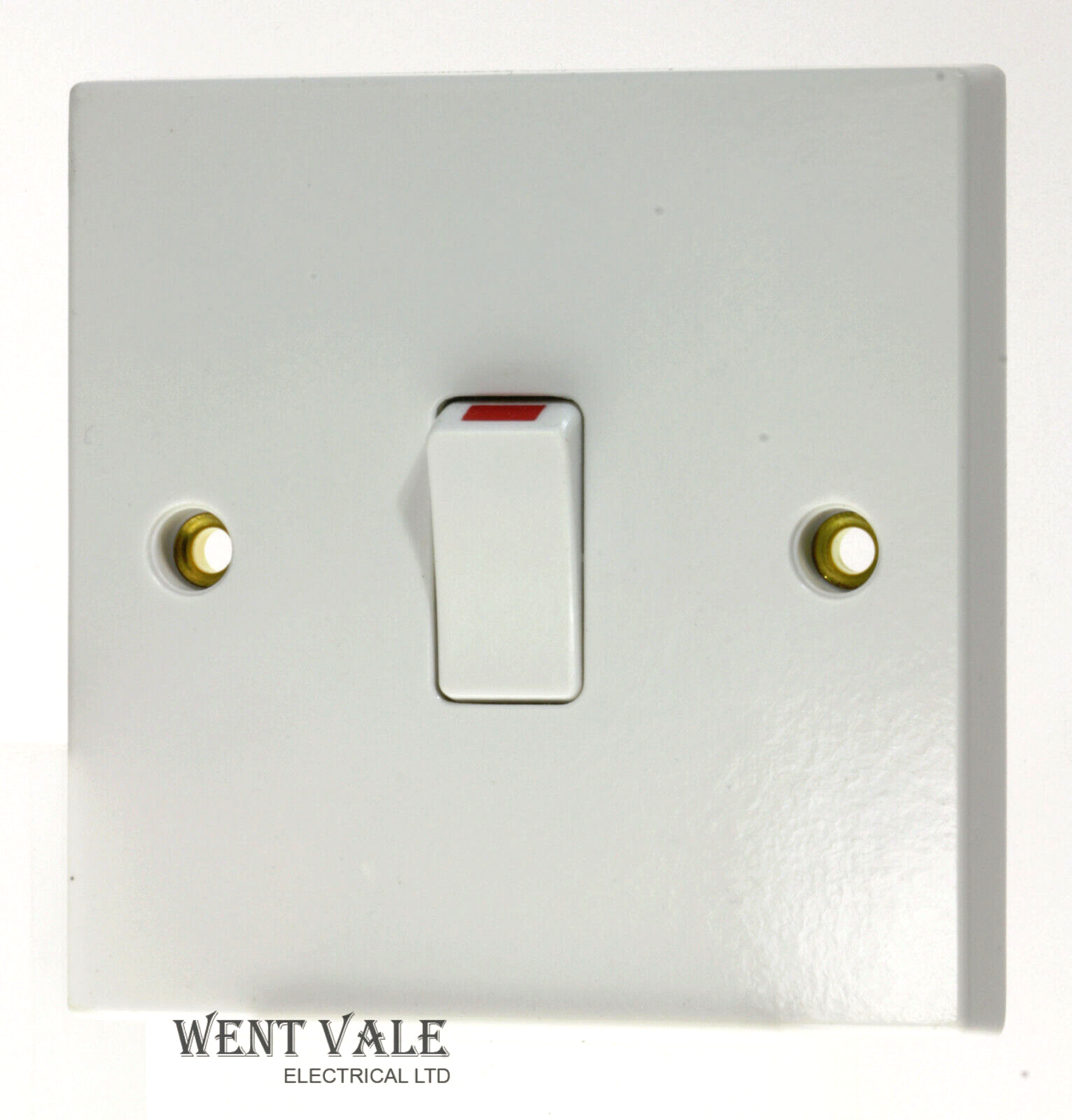 British General 900 Series - 930-01 - 20a Double Pole White Moulded Switch
