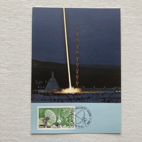 1984 Sweden Stamp FDC Postal Cards Set of 2 The Viking Satellite Project - Picture 5 of 8
