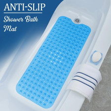 Bathtub Mats Non Slip Shower Mat Extra Long Washable Anti-Mold Shower Mat 100X40