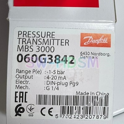 1PCS New in box for Danfoss MBS3000 060G3842 Pressure Transmitter Sensor