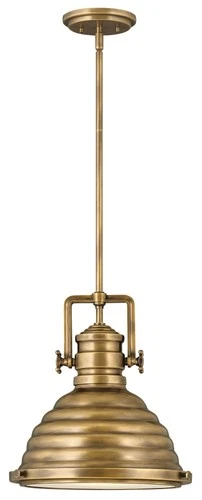 Hinkley Lighting 4697 Brass 14"W Adjustable Pendant - Picture 3 of 4