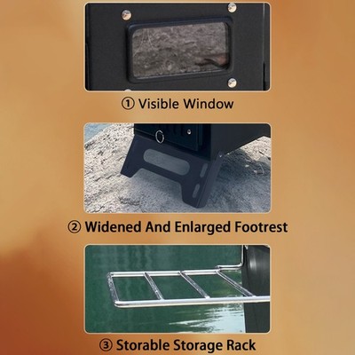 Tent Wood Stove Wood Burning Tent Stove Portable Camping Wood Stove For Tent WL
