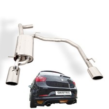GESTEC DUPLEX Sportauspuff Seat Ibiza 6J 1,4l 1,6l ab 08 JE-Design je 1x115x85mm