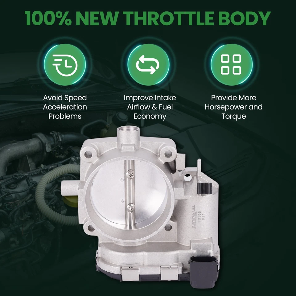 Throttle Body fit 01-05 Mercedes-Benz C240 C320 CLK320 E320 ML320 ML350 SLK320 - Image 3 of 4