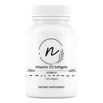 NaturePRO Vitamin D3 Weichkapseln 10 000 IU 120 Weichkapseln