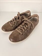 Taos Freedom Lace Up Sneakers Women Size 7.5 Brown Leather Shoes Comfort Walking