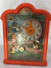 Vintage Mattel Fun O  Clock Teaching Clock Toy 1960s Animated Learning Toy