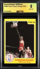 1986 Star Court Kings: # 32 Dominique Wilkins MBA 8 NM-MT
