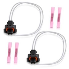 2Pcs Fuel Injector Repair Connector Harness Pigtail for LLY LBZ 6.6L Duramax