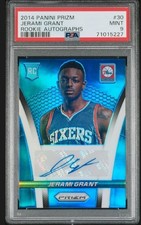 PSA 9 JERAMI GRANT 2014-15 Prizm Rookie Autographs  #30 #'d 461/499  POP 1 
