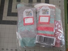 5 Pair of Muk Luks Socks Pastel WPL 6134 OSFM