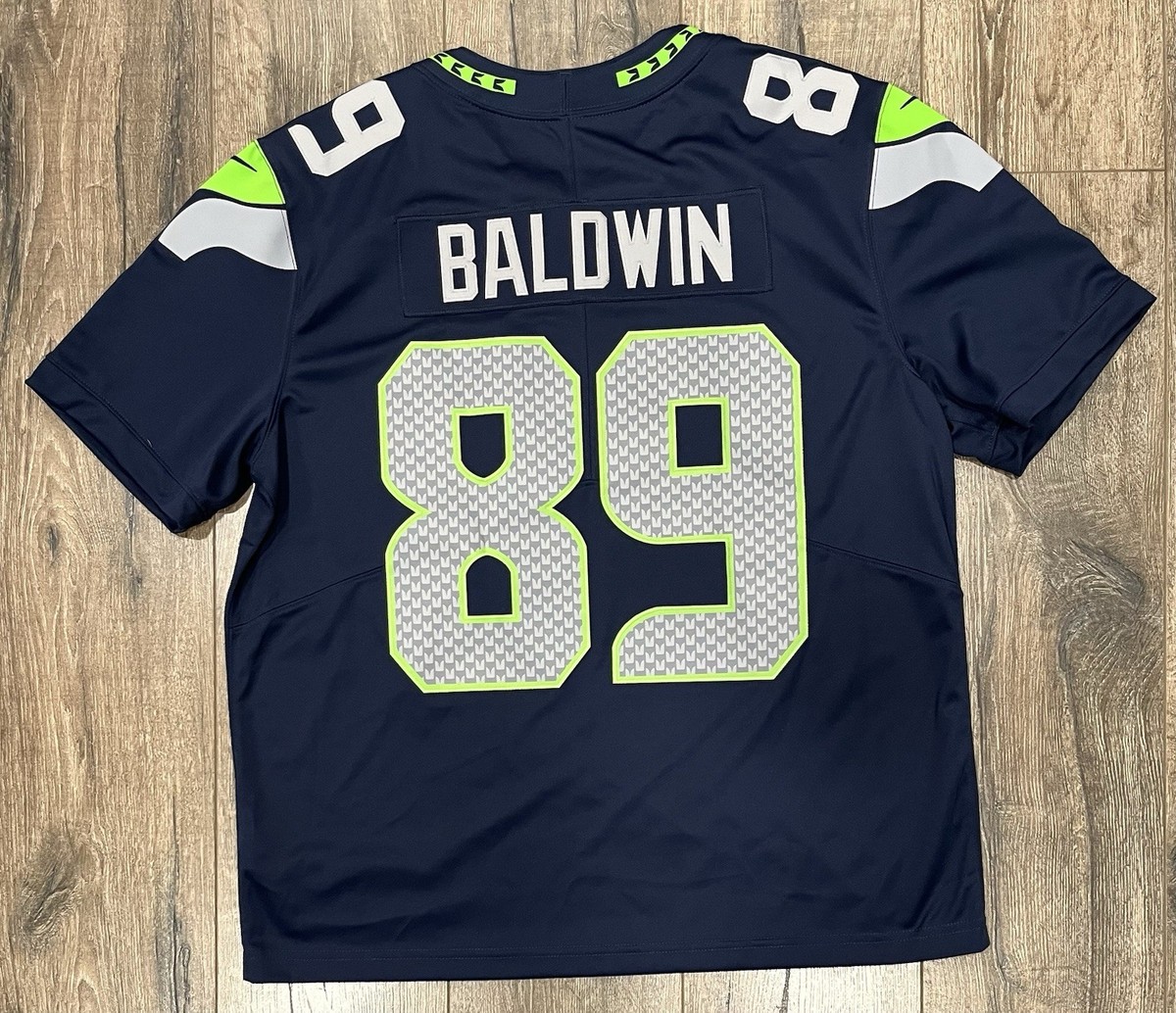 Baldwin Seattle Doug Baldwin Grey Jersey Seattle Seahawks Doug