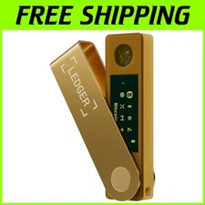 Bluetooth Nano X Hardware Wallet for Crypto Security - Gold