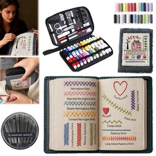 The Ultimate Embroidery Learning Book,Embroidery Stitch Book with Multiple Sewin