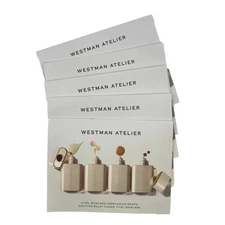 5X Westman Atelier Vital Skincare Complexion Drops 8 Shade Sample Card Brand New