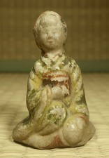 Petite figurine en céramique / geisha / japonaise / ancienne