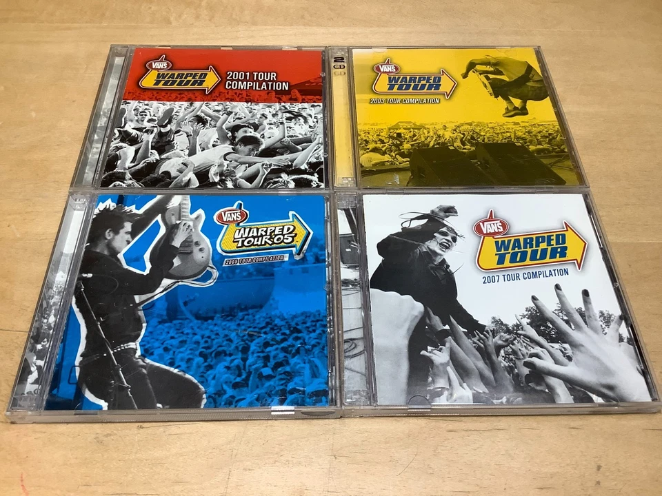 VANS WARPED TOUR / PUNK-O-RAMA / VANS OFF THE WALL / FAT MUSIC CD Lot of 12 Foto 2 de 4