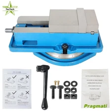 4In Lockdown Vise Precision CNC Milling Machine Bench Clamp Vice With Base