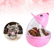  Food Dispenser Funny Plastic Pet Supplies Cat Feeders Tumbler Little Mouse Pet