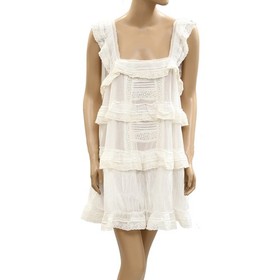 Intimately Free People Tiered And True Romper Pull On Lace Ruffled L NWT 285653