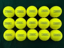 15 NITRO CROSSFIRE YELLOW GOLF BALLS - MINT/NR MINT - NO LOGOS - BALLS IN PHOTOS