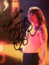 OZZY OSBOURNE  LAMINATED!  AUTOGRAPHED  DIARY... era  11 X 16 MEGA RARE PHOTO