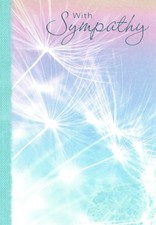 With Sympathy Sorrow Loss Your Loved White Dandelion Dandelions Hallmark Card