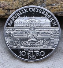 2003 AUSTRIA 10 EURO SILVER PROOF COIN SCHLOSSHOF