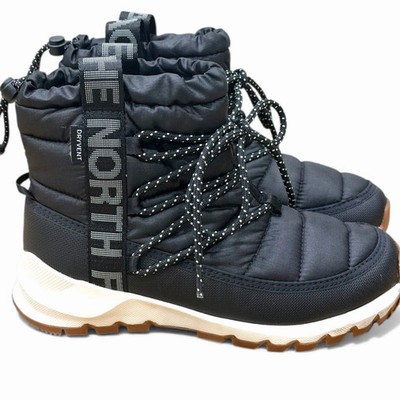 The North Face Womens Black Thermoball Waterproof Boots, No Box, Size 6