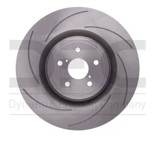 Dynamic Friction Company 610-75038D Disc Brake Rotor   Slotted