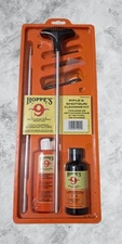 New Hoppe's No. 9 Elite Gun Cleaning Kit Bore Cleaner Lubricant Oil & Patches FS