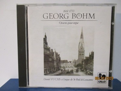 Georg Bohm - Ouvres Pour Orgue - Daniel Fuchs (organ) - CD - MINT - 25-2506
