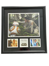 Daisy Ridley Signed Autographed Star Wars 8x10 Custom Framed Photo BAS COA
