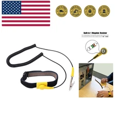 Extra Long Anti Static Wrist Strap with Copper Foils - Protect Electronics