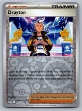 drayton pokemon card price SAR BanzaiHobby You may reveal a Pokemon and a Trainer card you find there and put them into your hand Drayton #174 Prices | Pokemon