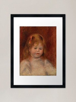 Portrait von Jean Renoir von Pierre-A gerahmtes Wandbild Poster Leinwanddruck Bild