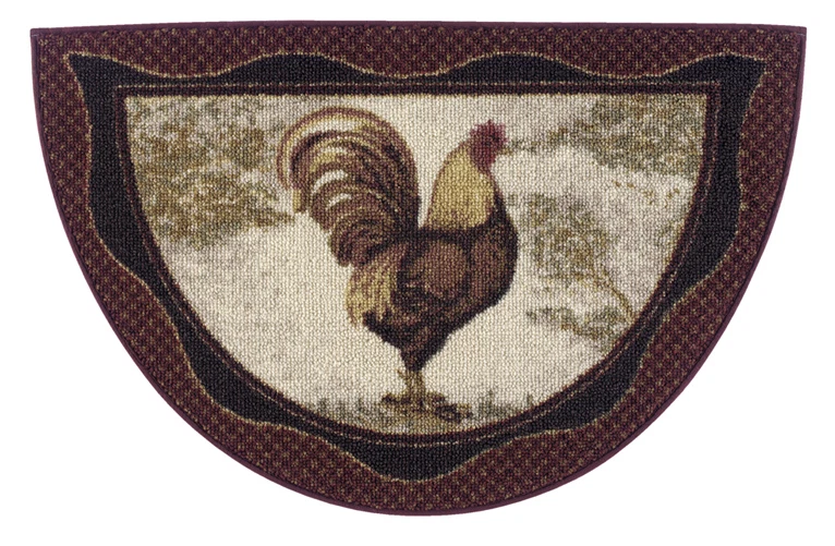Rooster clearance kitchen rug