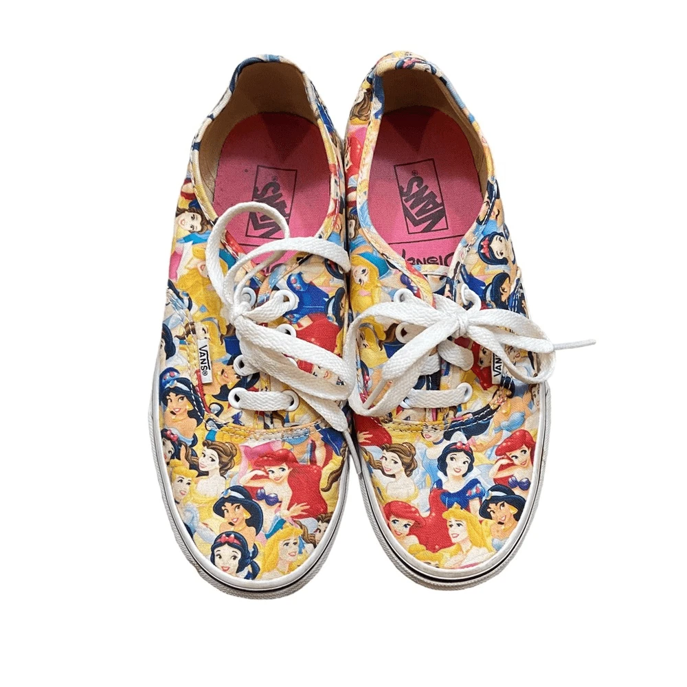 Disney princess vans clearance womens size 7
