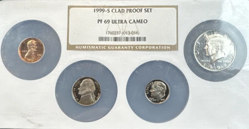 1999-S United States Clad Proof Set NGC PF 69 ULTRA CAMEO 