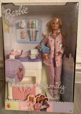 Barbie - Happy Family, Kinderärztin/Baby Doctor (Mattel, 2002), 56726, OVP, neu