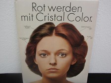 Cristal Color Reklame Aufsteller Werbung Werbeschilder Pappe 70er Jahre